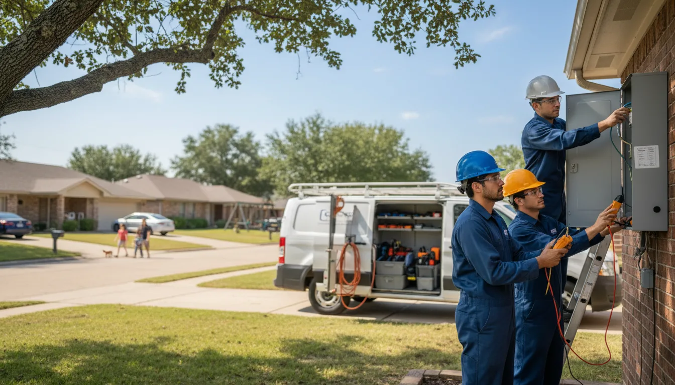 Certified electrician providing emergency electrical services in Brogue, PA